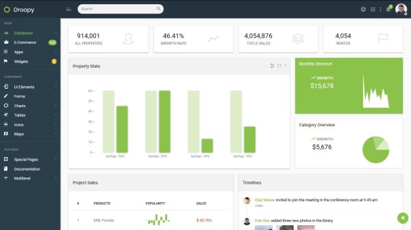 Download Droopy - Multipurpose Bootstrap Admin Dashboard Multipurpose Bootstrap Admin Dashboard Template + UI Kit