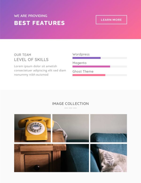 Download Fritz Responsive Multipurpose Email Template Fritz Responsive Multipurpose Email Template, very easy to edit, Fits in any device.