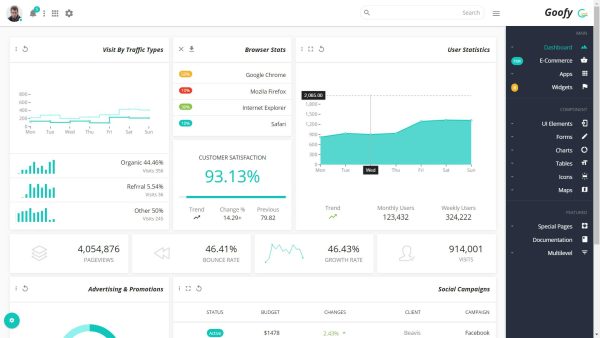 Download Goofy - Multipurpose Bootstrap Admin Dashboard Multipurpose Bootstrap Admin Dashboard Template + UI Kit