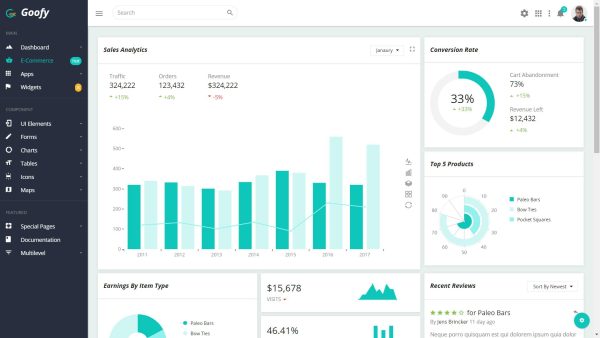 Download Goofy - Multipurpose Bootstrap Admin Dashboard Multipurpose Bootstrap Admin Dashboard Template + UI Kit