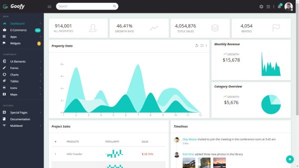 Download Goofy - Multipurpose Bootstrap Admin Dashboard Multipurpose Bootstrap Admin Dashboard Template + UI Kit