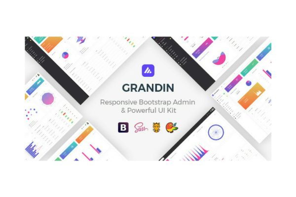 Download Grandin - Responsive Bootstrap Admin Responsive Bootstrap Admin & Powerful UI Kit