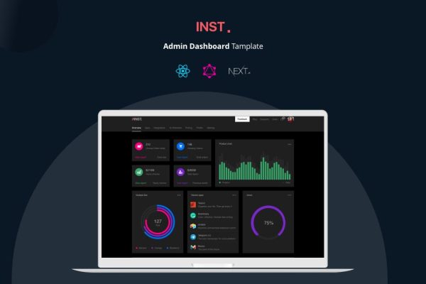 Download Inst - React Admin Template with GraphQL Minimalist React Dashboard built with React, NextJS, TypeScript, GraphQL & Uber’s Base UI