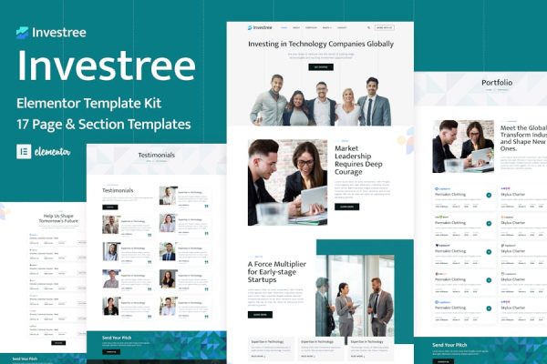 Download Investree - Venture Capital & Angel Investor Elementor Pro Template Kit