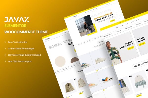 Download Javax - Elementor WooCommerce Theme