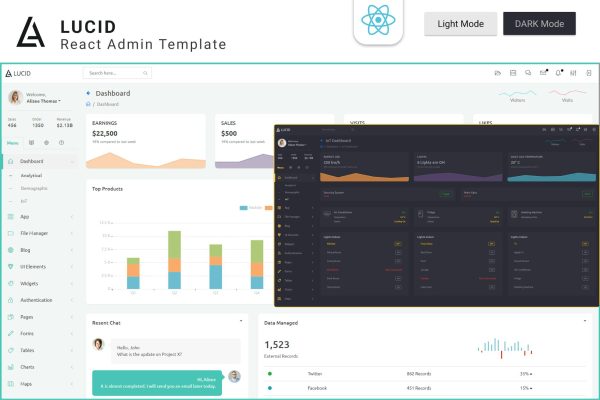 Download Lucid – Responsive ReactJS Admin Template ReactJS Admin Dashboard Template