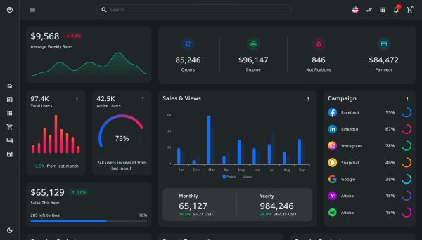 Download Metoxi - Bootstrap 5 Admin Dashboard Template