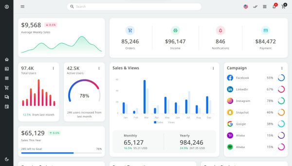 Download Metoxi - Bootstrap 5 Admin Dashboard Template