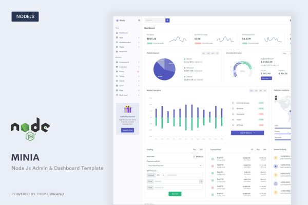 Download Minia - NodeJS Admin & Dashboard Template Minia is a multi-purpose admin template built with Bootstrap 5, HTML5, CSS and JQuery and Nodejs..