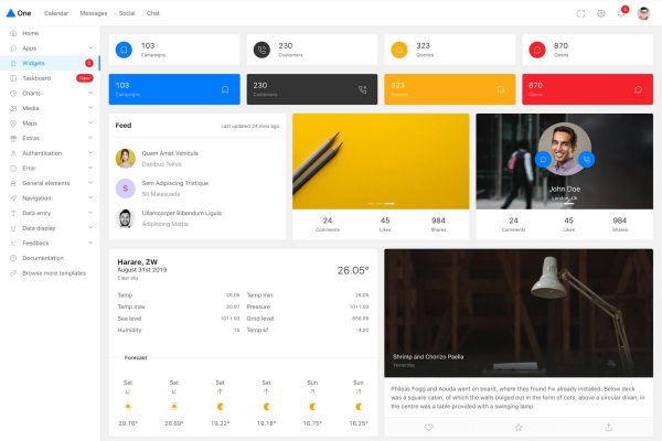 Download One - React Next.js & Ant Design Admin Template An admin template built with React, NextJS & Ant Design