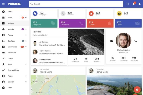 Download Primer Material 2 Angular 6+ Admin Template A Material 2 and Angular 6+ powered dashboard admin template