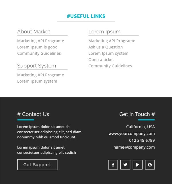 Download Simplicity Responsive Email Template | Version 2 Simplicity Responsive Email Template Covers almost all Mail Services