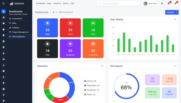 Download Skodash - Bootstrap 5 Admin Template