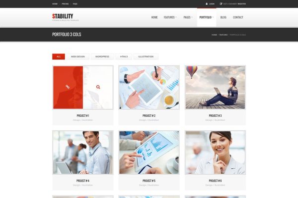 Download Stability - Business & Corporate HTML Template The template is highly suitable for any business agency, finance, consultant, advisor.