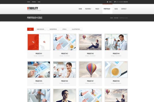 Download Stability - Business & Corporate HTML Template The template is highly suitable for any business agency, finance, consultant, advisor.