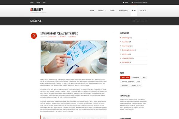 Download Stability - Business & Corporate HTML Template The template is highly suitable for any business agency, finance, consultant, advisor.