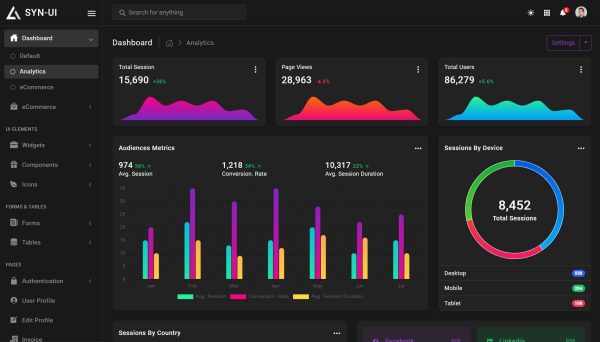 Download SYN-UI - Bootstrap Admin Template