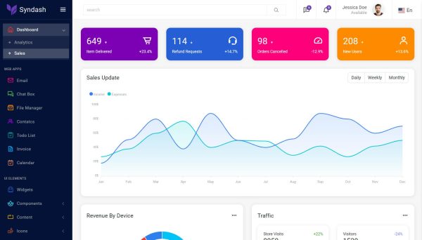 Download Syndash – Bootstrap5 Admin Template