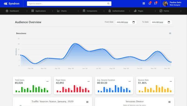 Download Syndron - Bootstrap5 Admin Template