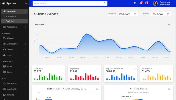 Download Syndron - Bootstrap5 Admin Template