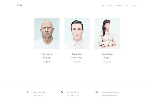 Download Tera | Modern Responsive HTML Template A Responsive HTML5 Portfolio Template For Freelancers, Agencies and Creatives