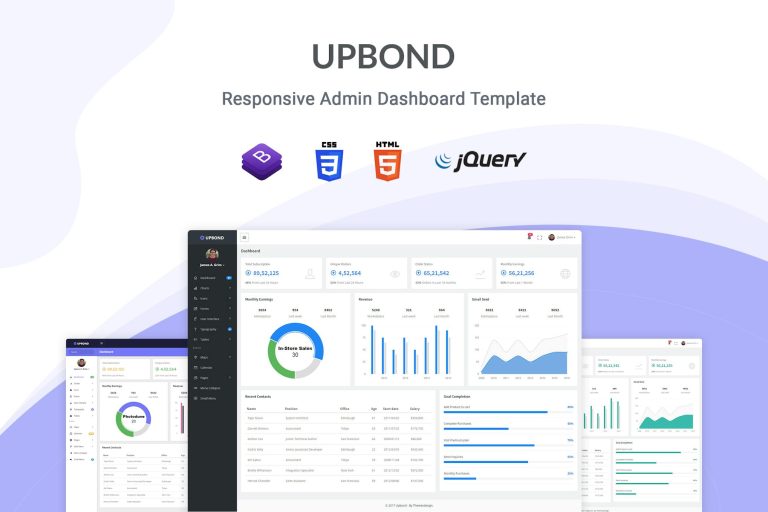 Download Upbond - Responsive Admin Dashboard Template Upbond is a bootstrap based fully responsive admin template.