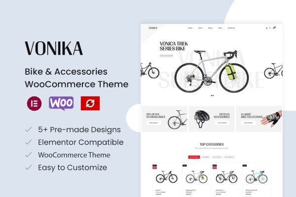 Download Vonica - Bike & Accessories WooCommerce Theme