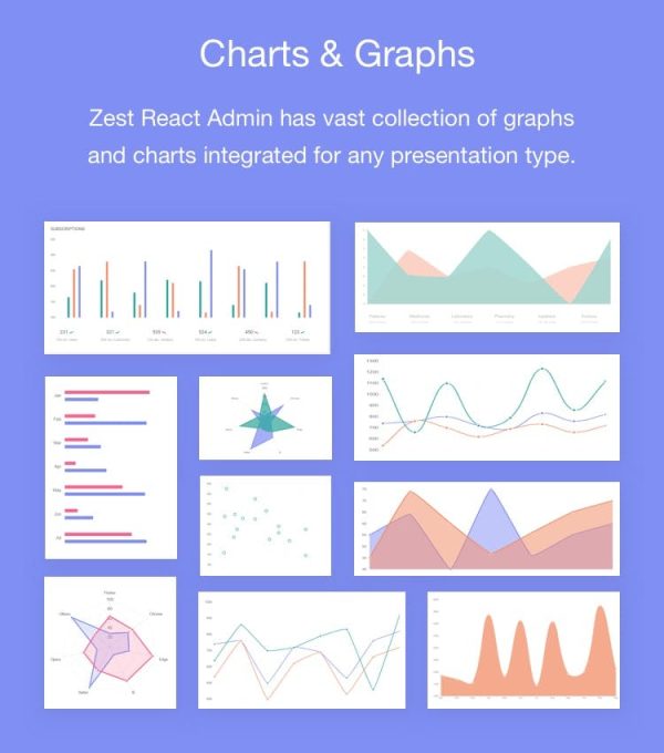 Download Zest: Multi-Concept React Admin Template A premium multi-purpose admin dashboard theme based on React framework, Bootstrap 4 and Reactstrap