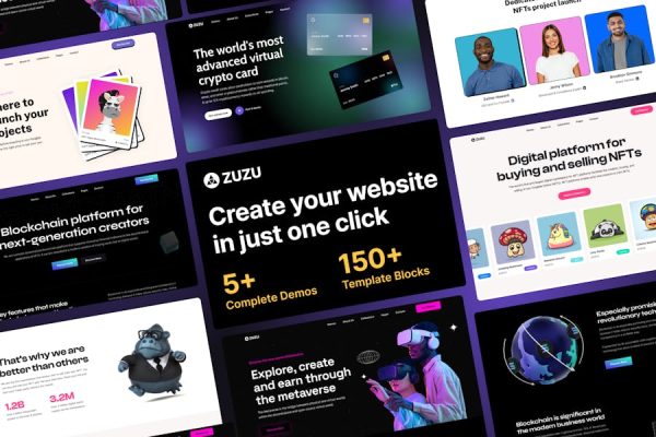 Download Zuzu - NFT & Crypto WordPress Theme