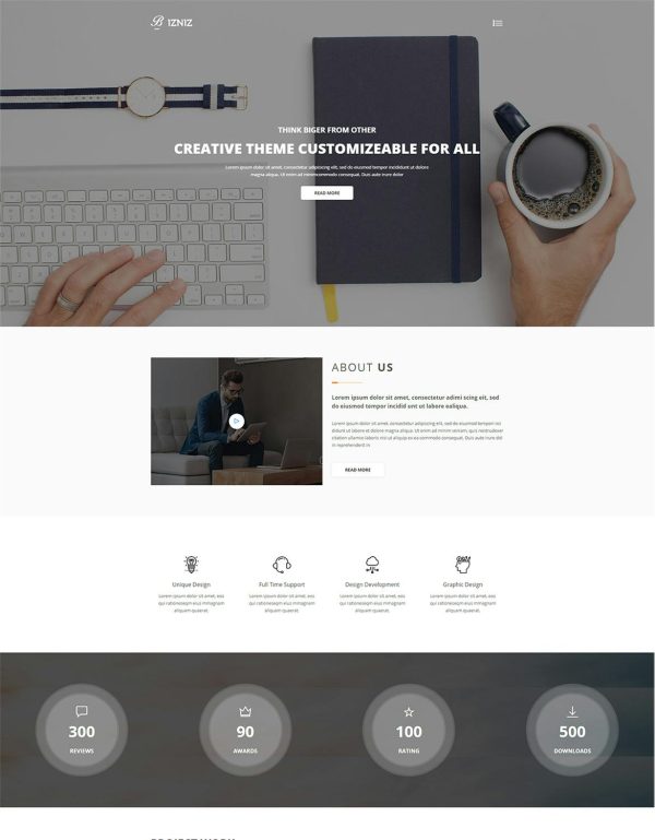 Download Bizniz – Creative Agency HTML Template Bizniz – Creative Agency HTML Template is a responsive, clean design