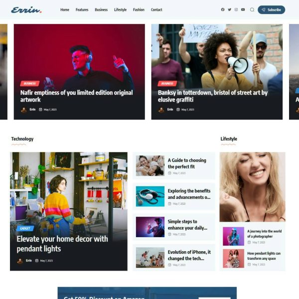 Download Errin - Newspaper & Personal Blog WordPress Theme Discover the Perfect Newspaper & Personal Blog WordPress Theme for Your Online Publishing Needs