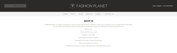 Download Fashion Planet - Responsive Shopify Theme Shopify Store Template for Fashion and Accessories Industry.