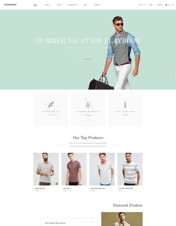 Download Fashionist - Shopify Theme fashion and retail shopify theme