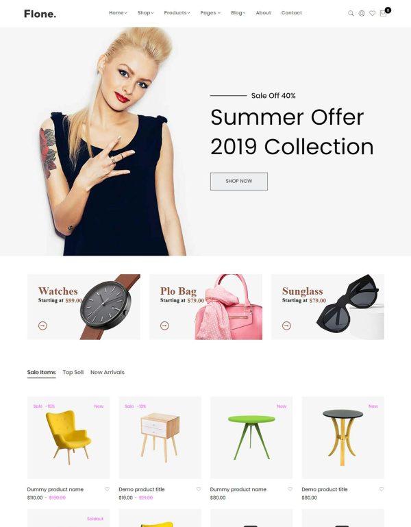 Download Flone - Minimal Shopify Theme Migrated to Shopify Online Store 2.0, Electronics Shop Shopify Theme