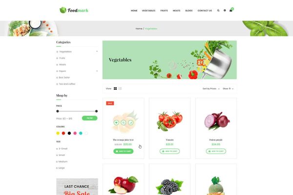 Download Foodmarket - Responsive Shopify Theme