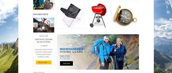 Download Hiking & Camping- Outdoor, Adventure Shopify Theme Multipurpose Shopify Store Design, Responsive & easy to customise Theme with powerful adminpanel...