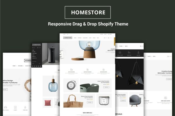 Download HomeStore - Furniture Sections Shopify Theme Modern, Minimal & Multipurpose Shopify Theme with Sections