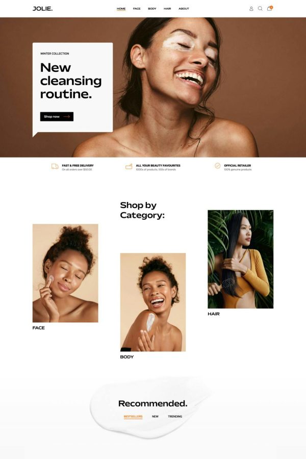 Download Jolie - Beauty & Cosmetics WooCommerce WordPress Dedicated WordPress WooCommerce Elementor Pro theme for Beauty and Cosmetics related industries