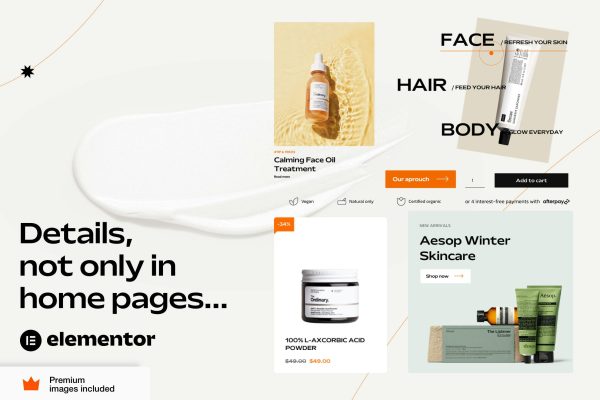 Download Jolie - Beauty & Cosmetics WooCommerce WordPress Dedicated WordPress WooCommerce Elementor Pro theme for Beauty and Cosmetics related industries
