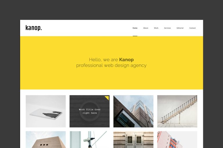 Download Kanop Photography & Personal Blog HTML Template