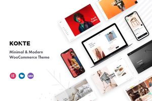 Download Konte - Minimal & Modern WooCommerce Theme Fast & Performance WooCommerce theme