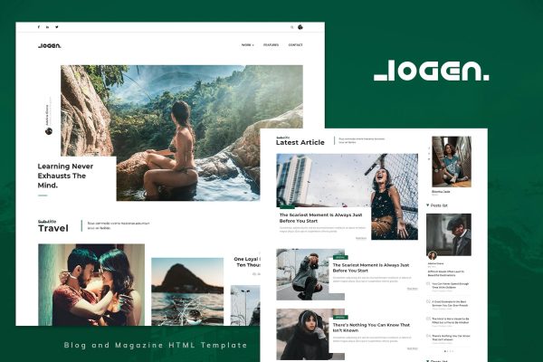 Download Logen Blog and Magazine HTML Template