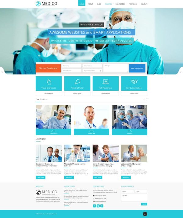 Download Medico -Medical & Health HTML5 Template Empower your Medical site with Medico.