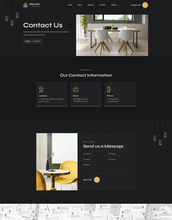 Download Merraki | Interiors & Architecture WordPress Theme Interiors & Architecture WordPress Theme