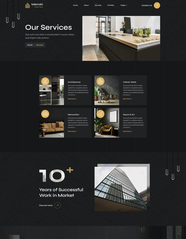 Download Merraki | Interiors & Architecture WordPress Theme Interiors & Architecture WordPress Theme