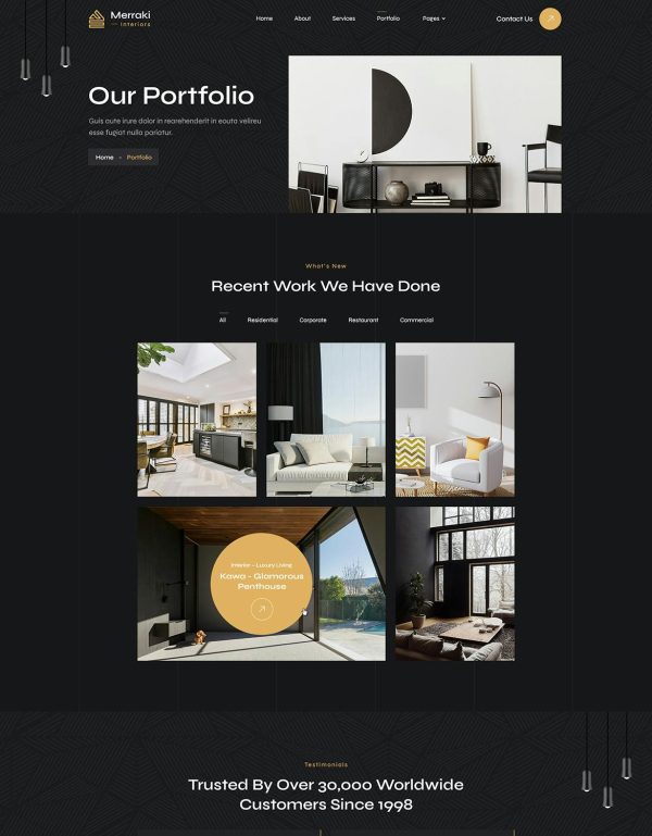 Download Merraki | Interiors & Architecture WordPress Theme Interiors & Architecture WordPress Theme