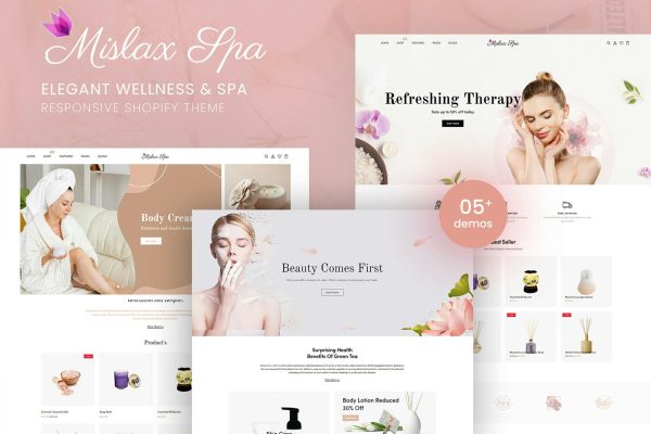 Download Mislax Spa - Elegant Spa & Wellness Shopify Theme Elegant Spa & Wellness Shopify Theme