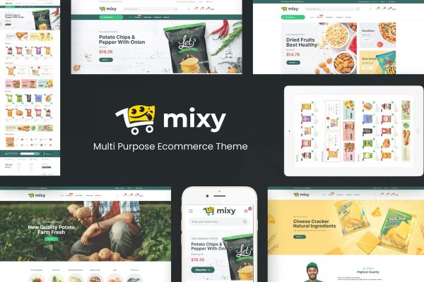 Download Mixy - Organic Food Store WordPress Theme