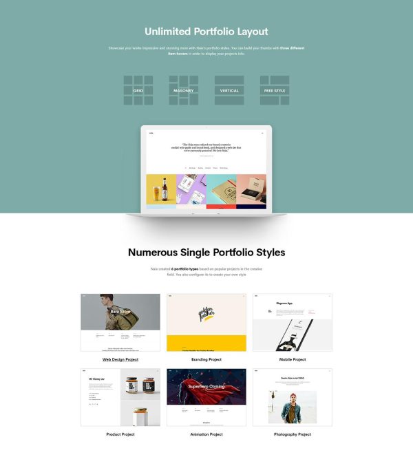 Download Naix - Creative Portfolio WordPress Theme