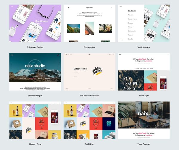 Download Naix - Creative Portfolio WordPress Theme